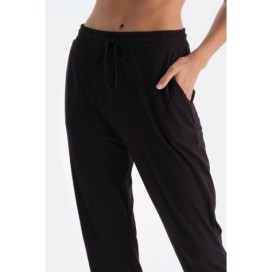 Ensemble De Pyjama T-Shirt Et Pantalon En Modal Peigne a Manches