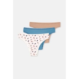 Lot De 3 Culottes Bresiliennes a Motifs