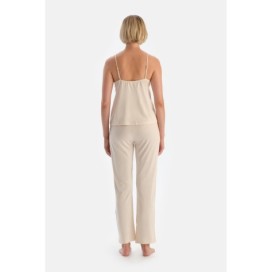 Ensemble De Pyjama Pantalon D'Debardeur Garni En