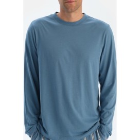 Ensemble De Pyjama T-Shirt Et Pantalon a Manches Longues Et Col