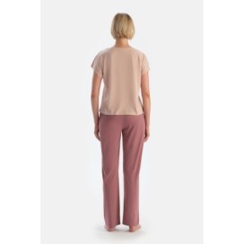 Chemise Simple a Motif Fleuri Deux Pantalons En