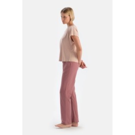 Chemise Simple a Motif Fleuri Deux Pantalons En