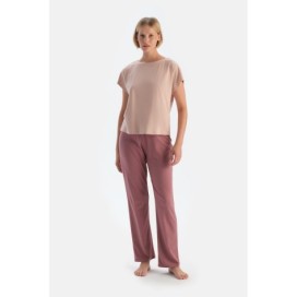 Chemise Simple a Motif Fleuri Deux Pantalons En
