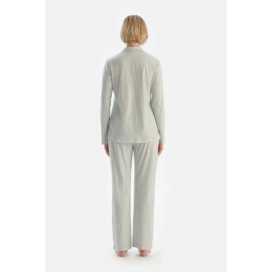 Ensemble De Pyjama Chemise Pantalon a Rayures