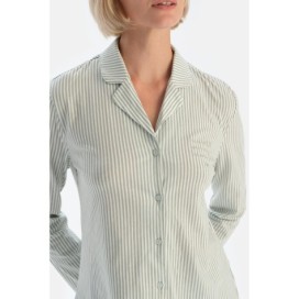 Ensemble De Pyjama Chemise Pantalon a Rayures