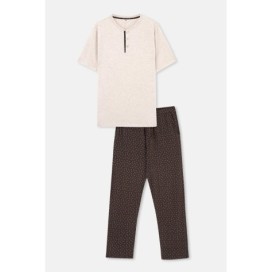 Ensemble De Pyjama T-Shirt Et Pantalon a Manches Courtes