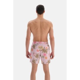 Short Moyen Avec Motif De Fleurs Et
