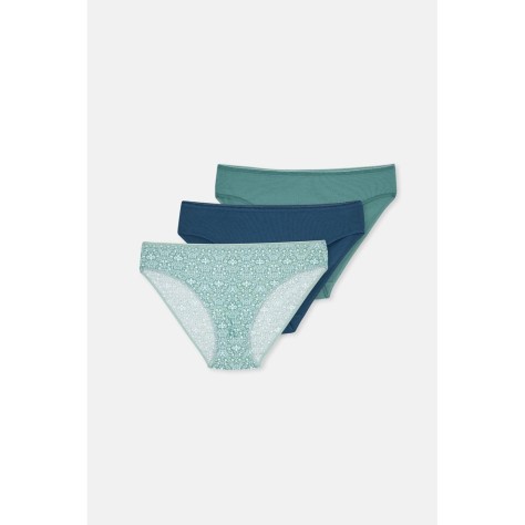 Lot De 3 Culottes Slips a Motifs
