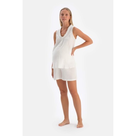 Bottes De Pyjama Courtes De Maternite En