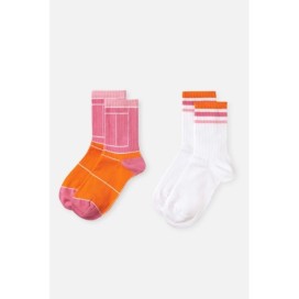Pack De 2 Chaussettes De Sport Motif Court 