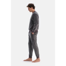 Ensemble De Pyjama T-Sh_rt Et Pantalon a Manches Longues Et Col