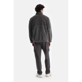 Sweat-Sh_rt En Pola_re Deta_lle En Velours Z_ppe Sur Le