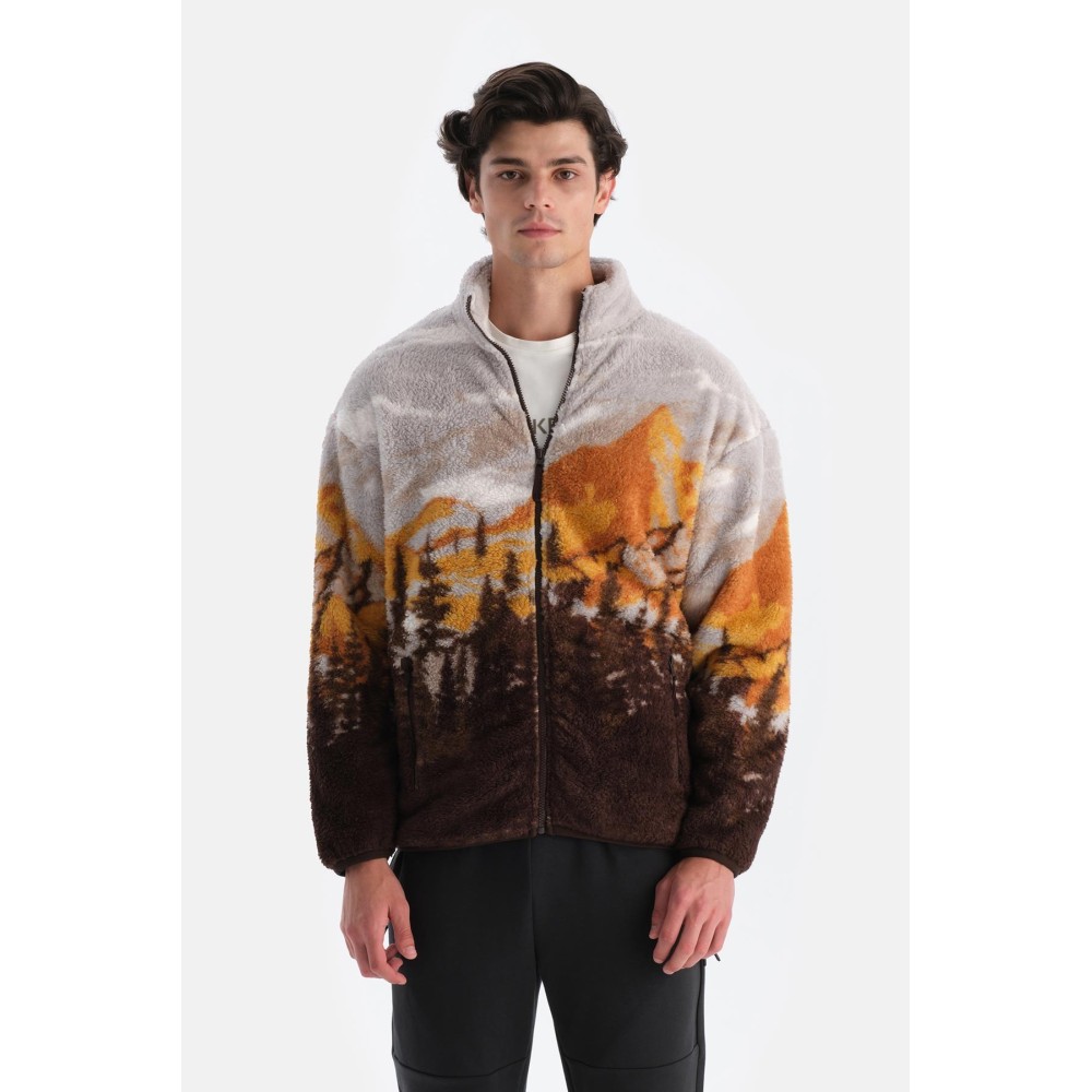 Sweat-Sh_rt En Pola_re Impr_me Paysage