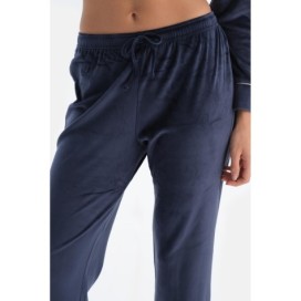 Ensemble De Pyjama Chem_se Pantalon En Velours Deta_lle