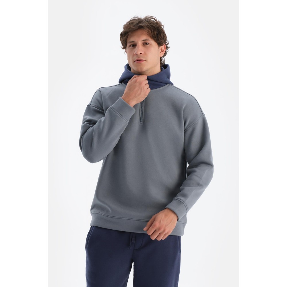 Sweat-Shirt a Capuche Double Polaire Pour