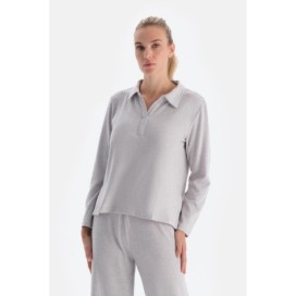 Haut Bas_que a Col Polo Et Manches