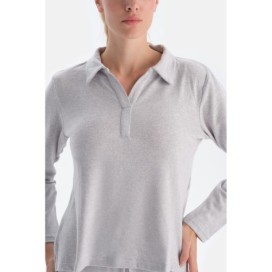 Haut Bas_que a Col Polo Et Manches