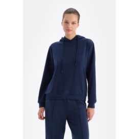 Sweat-Sh_rt Bas_que En Modal a Capuche a Manches