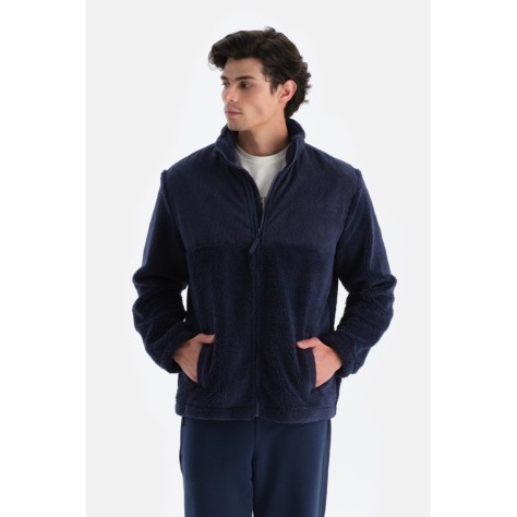 Sweat-Sh_rt En Pola_re Deta_lle En Velours Z_ppe Sur Le