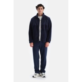 Sweat-Sh_rt En Pola_re Deta_lle En Velours Z_ppe Sur Le