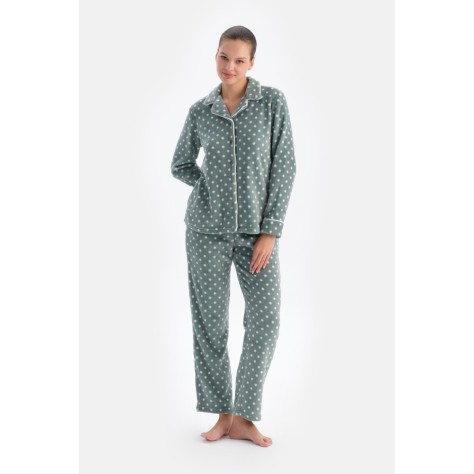 Ensemble Pyjama Chem_se Et Pantalon Pola_re a