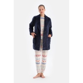 Peignoir Bouffant Aspect Dessin