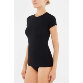 T-Shirt Col En V En Coton Peigne