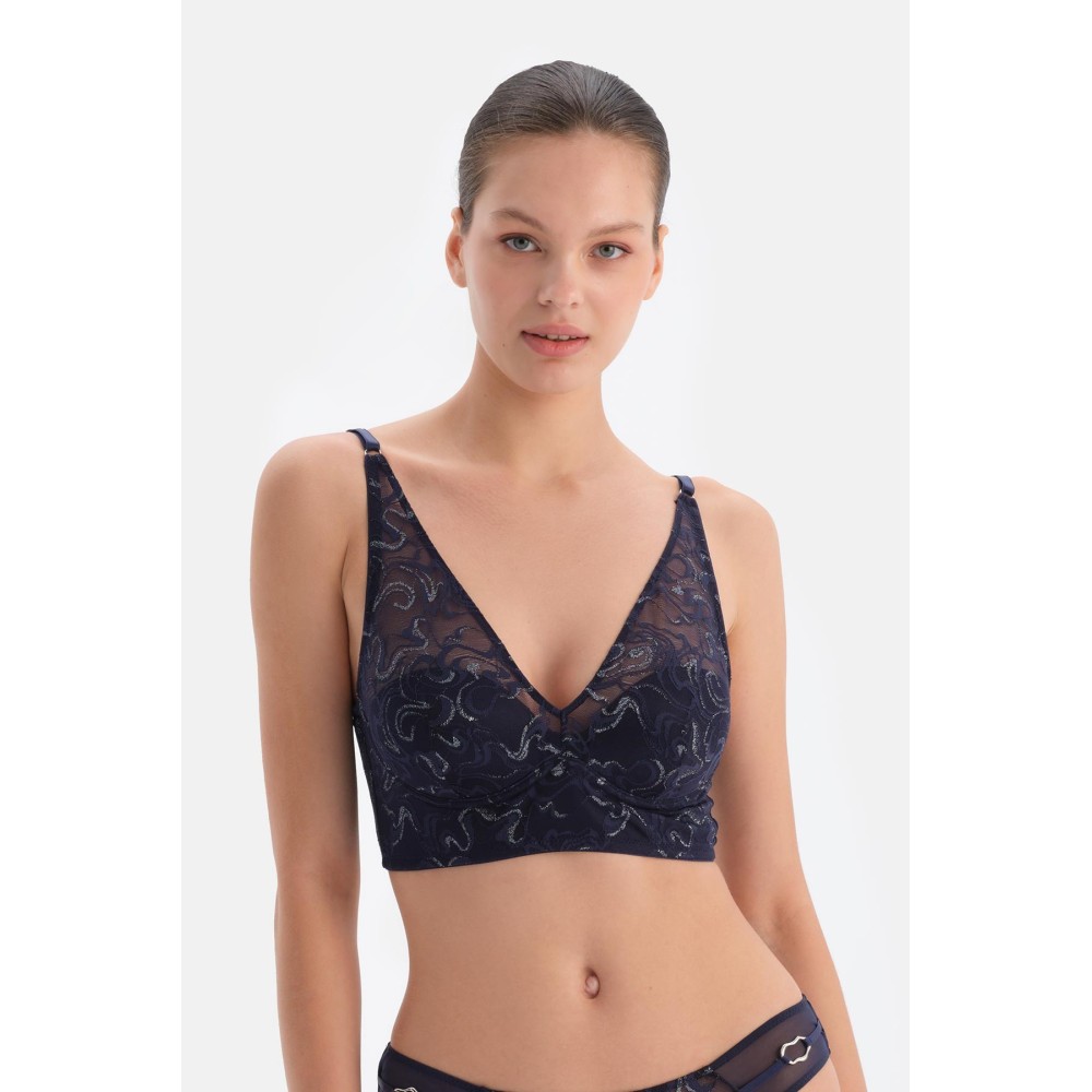 Bustier En Dentelle Avec Details D'Accessoires