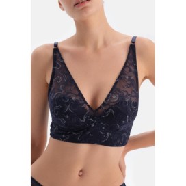 Bustier En Dentelle Avec Details D'Accessoires