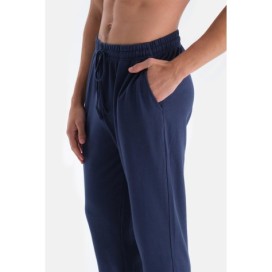 Ensemble De Pyjama T-Sh_rt Et Pantalon Avec Poche Passee Et Col En