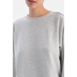 Ensemble Pyjama a Col Rond, Manches Longues Et Pantalon De