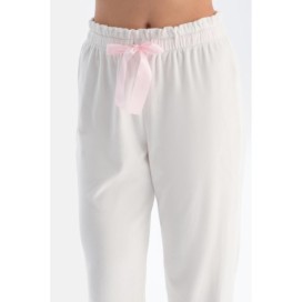 Pyjama En Velours a Manches Longues Avec Deta_l