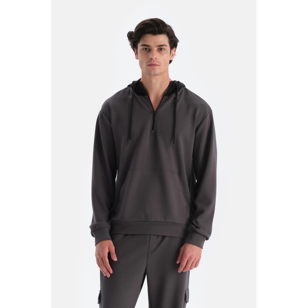 Sweat-Sh_rt a Capuche En Modal Pour