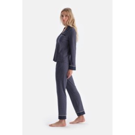 Ensemble De Pyjama Chem_se Et Pantalon En Modal Pe_gne a Mot_f