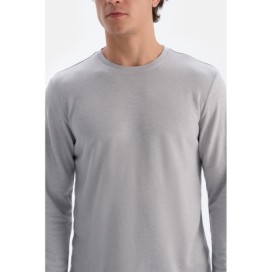 Ensemble Pyjama En Laine a Manches Longues Et Col