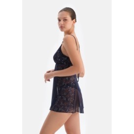 Nuisette En Tulle Avec Details En