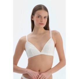 Bracelet Pointel Femme Ecru