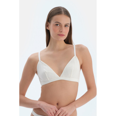 Bracelet Pointel Femme Ecru