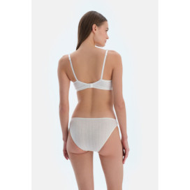 Pointel Culotte Détaillée En Caoutchouc Femme Ecru