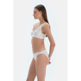 Pointel Culotte Détaillée En Caoutchouc Femme Ecru