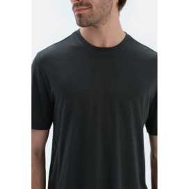 Ensemble De Pyjama Pantalon À Carreaux À Manches Courtes Homme Noir