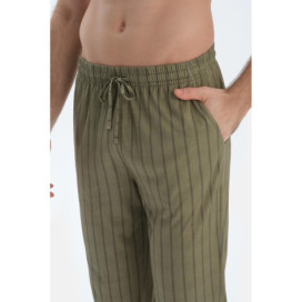 Ensemble De Pyjama T-Shirt Et Pantalon À Manches Courtes Et Détails De Coutures Homme Anthracite